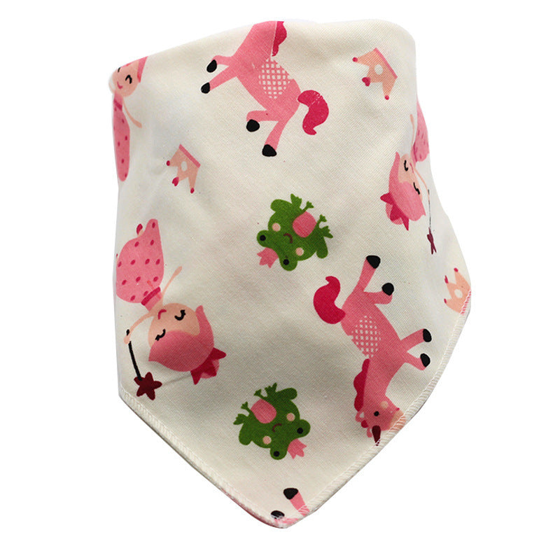 Baby Cotton Cartoon Absorbent Bibs