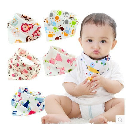 Baby Cotton Cartoon Absorbent Bibs