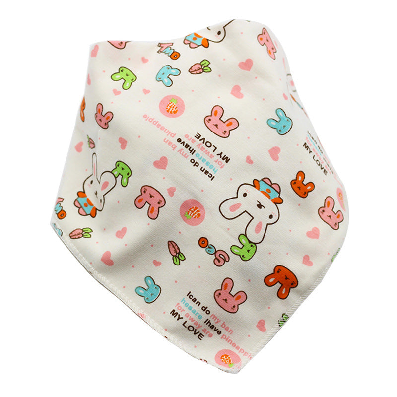 Baby Cotton Cartoon Absorbent Bibs