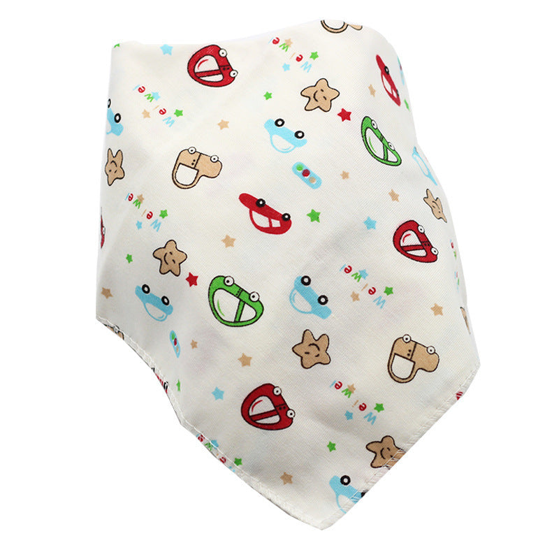 Baby Cotton Cartoon Absorbent Bibs