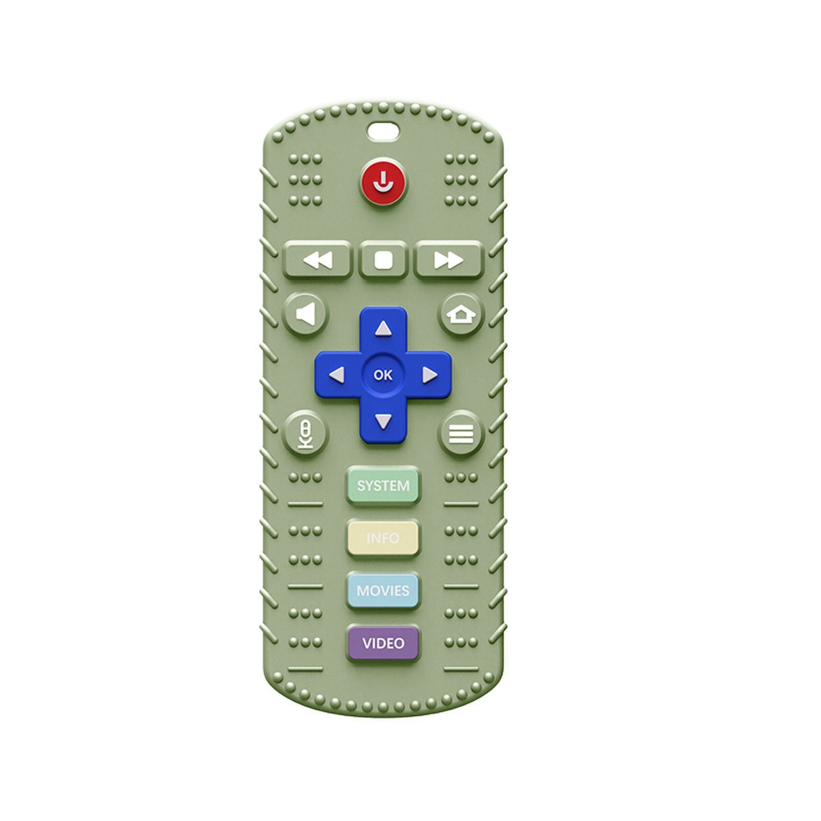Food Grade Material Baby Molar Toy Remote Control Teether