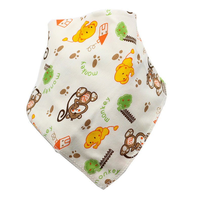 Baby Cotton Cartoon Absorbent Bibs