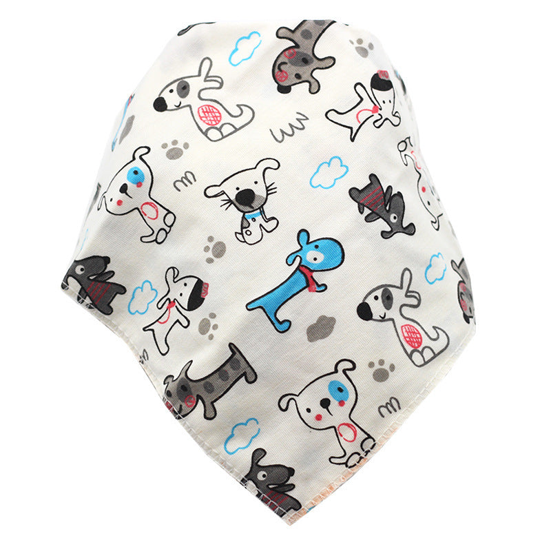 Baby Cotton Cartoon Absorbent Bibs