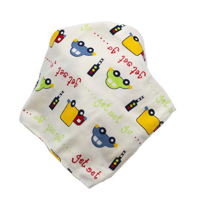 Baby Cotton Cartoon Absorbent Bibs