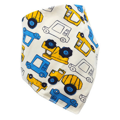 Baby Cotton Cartoon Absorbent Bibs