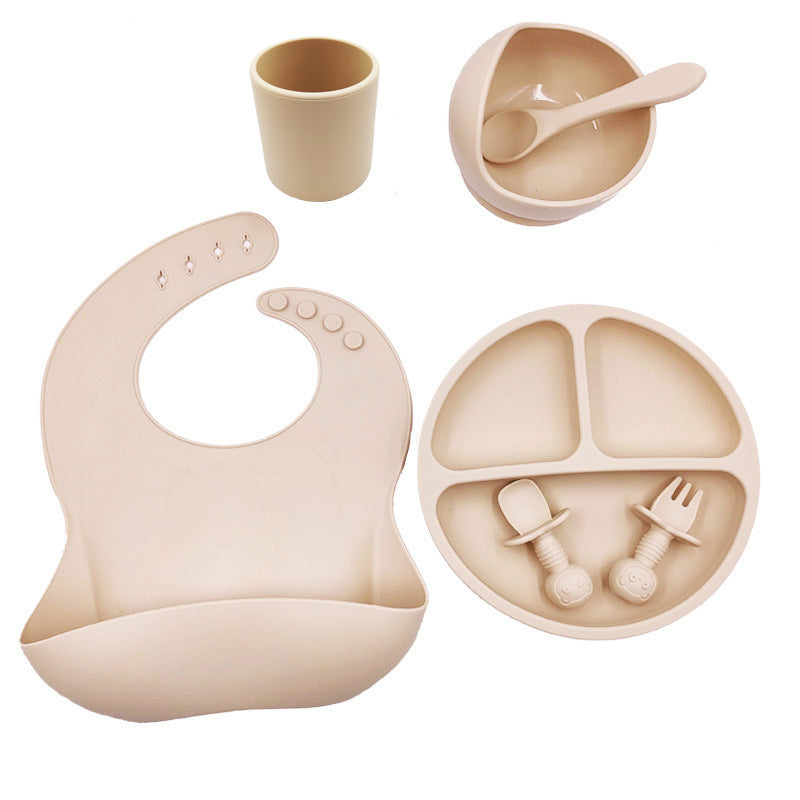 Baby Cutlery Set Silicone Bib
